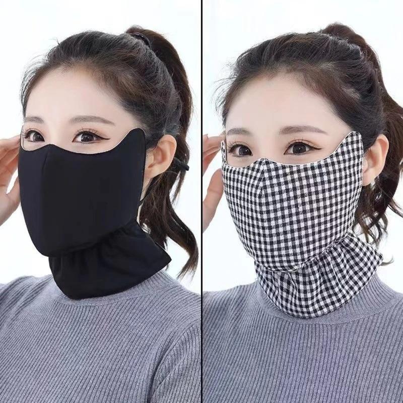 Warm Cotton Winter Face Mask Thickened Cold-proof Riding Facial Protector Face Cover Men Women 1