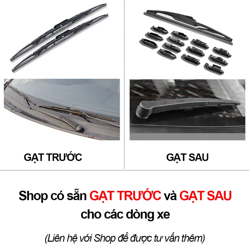 Bộ cần gạt nước mưa xe tải Kia K100, K149, K200, K250, K2700, K3000 dòng 1.9-2.5 -3-3.5-6 tấn cây gạt mưa khung sắt Phụ Tùng 6