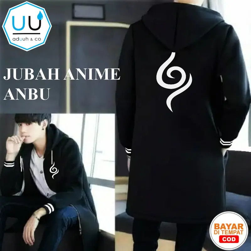 jaket sweater TOKYO JEPANG - jaket anime saringgan - jaket jubah anime tokyo - jaket anime jepang model jubah akatsuki jepang saringgan - jubah serial anime real pick 1