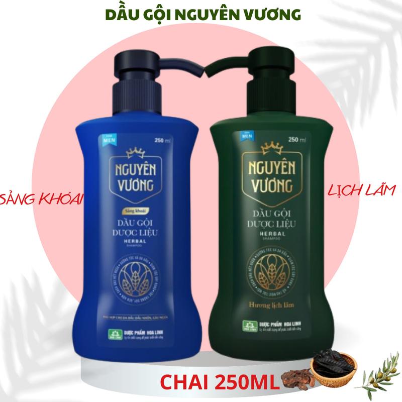 Dầu Gội Dược Liệu Nguyên Vương Giúp Tóc Đen Dày Dành Cho Nam Giới
