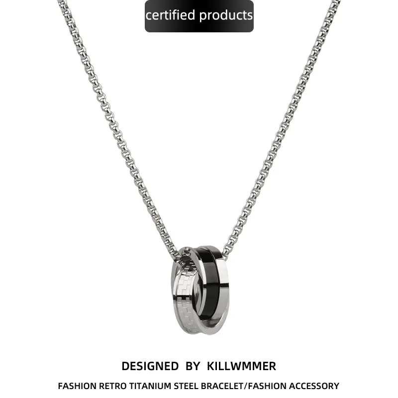 Online celebrity sweater chain, women's clothing, men's clothing necklaces, Japanese and Korean jewelry, personalized niche long necklaces, couple fashion accessories cub  annecklace couple  necklace  lock