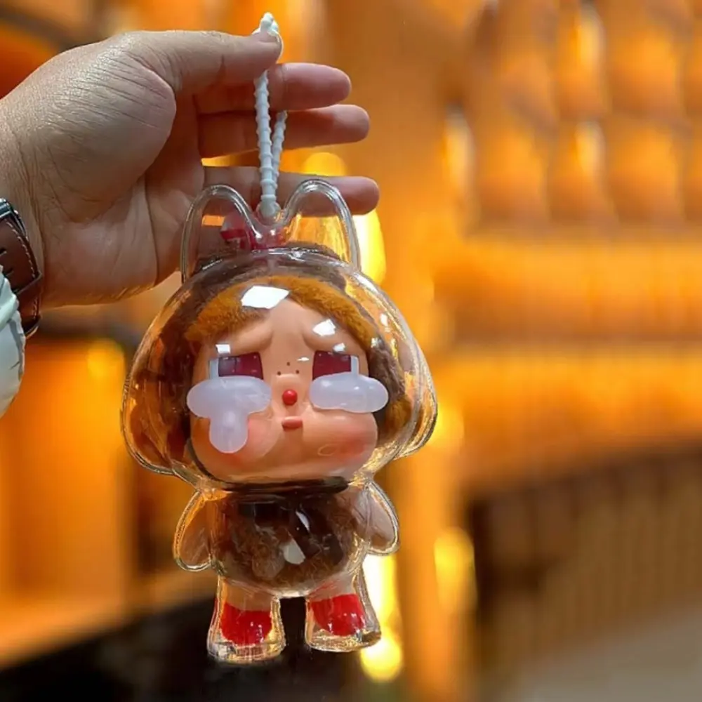 Collectible Waterproof Crybaby Protective Shell Silicone Rope Anti-lost Tear Factory Series Doll Storage Bag Detachable Hanging Pouch Transparent Dust Cover Figure