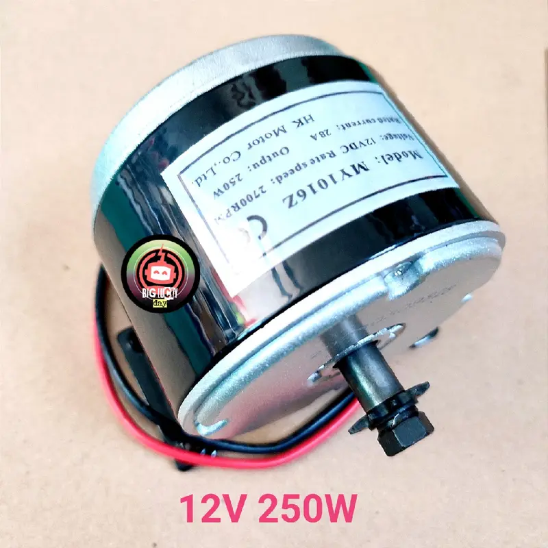 DINAMO 12V 250W DC MOTOR BRUSHED MY1016Z 2700RPM MESIN SKUTER ELEKTRIK SCOOTER LISTRIK RAKITAN DIY CUSTOM 12VOLT 250WATT MY1016 BRUSH MOTOR DINAMO SEPEDA LISTRIK MOTOR MINI ELECTRIC E-SCOOTER 11 GIGI SPAREPART SPARE PART ONDERDIL SUKU CADANG BERKUALITAS 1