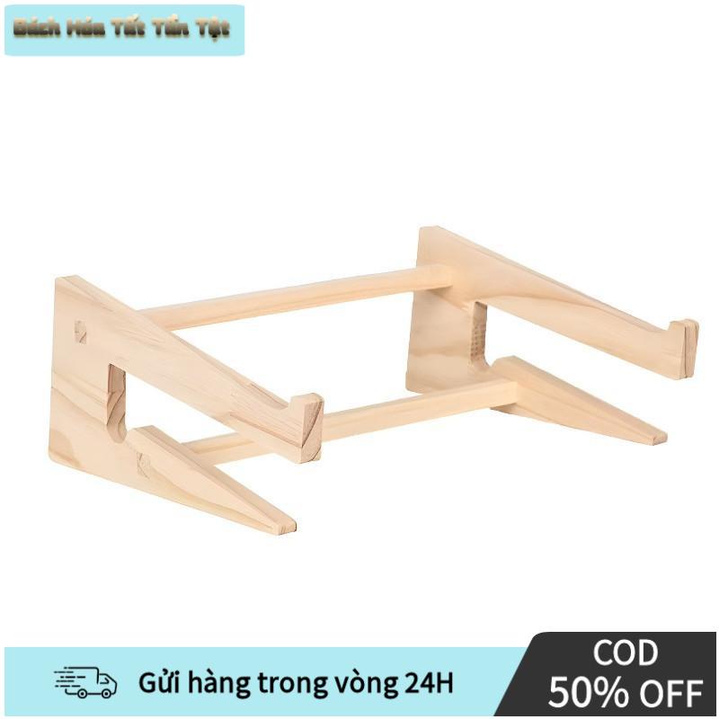 Giá Đỡ Laptop Gỗ Cao Su Tự Nhiên 100% , Màu Nâu Đẹp Mắt, Vô Cùng Chắc Chắn, Độ Bền Cao, Tiêu Chuẩn Xuất Khẩu, Giá Rẻ