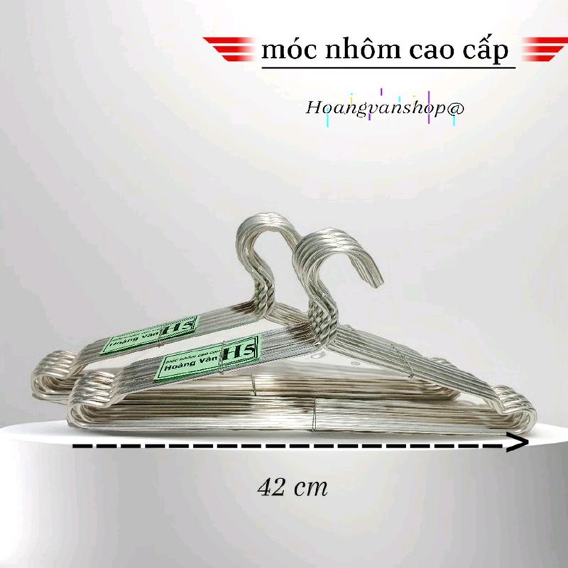 Mã: V_H5 [Giá xưởng] COMBO 20 MÓC ÁO NHÔM NGƯỜI LỚN_ LOẠI DÀI VÀ DÀY NHẤT. Kích thước sản phẩm 42cm.  kiểu dáng chữ V có nhấn vai (móc nhôm loại dài và dày nhất bên shop)