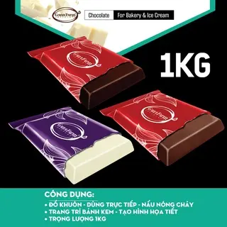 Socola Ganafarm Loại Trắng 1 kg- CW005; loại Đen CD333, CD888