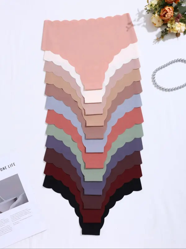 Women's Solid Color Brief, Soft Comfy Breathable Panty for Daily Wear, Women's Underwear for All Seasons 1