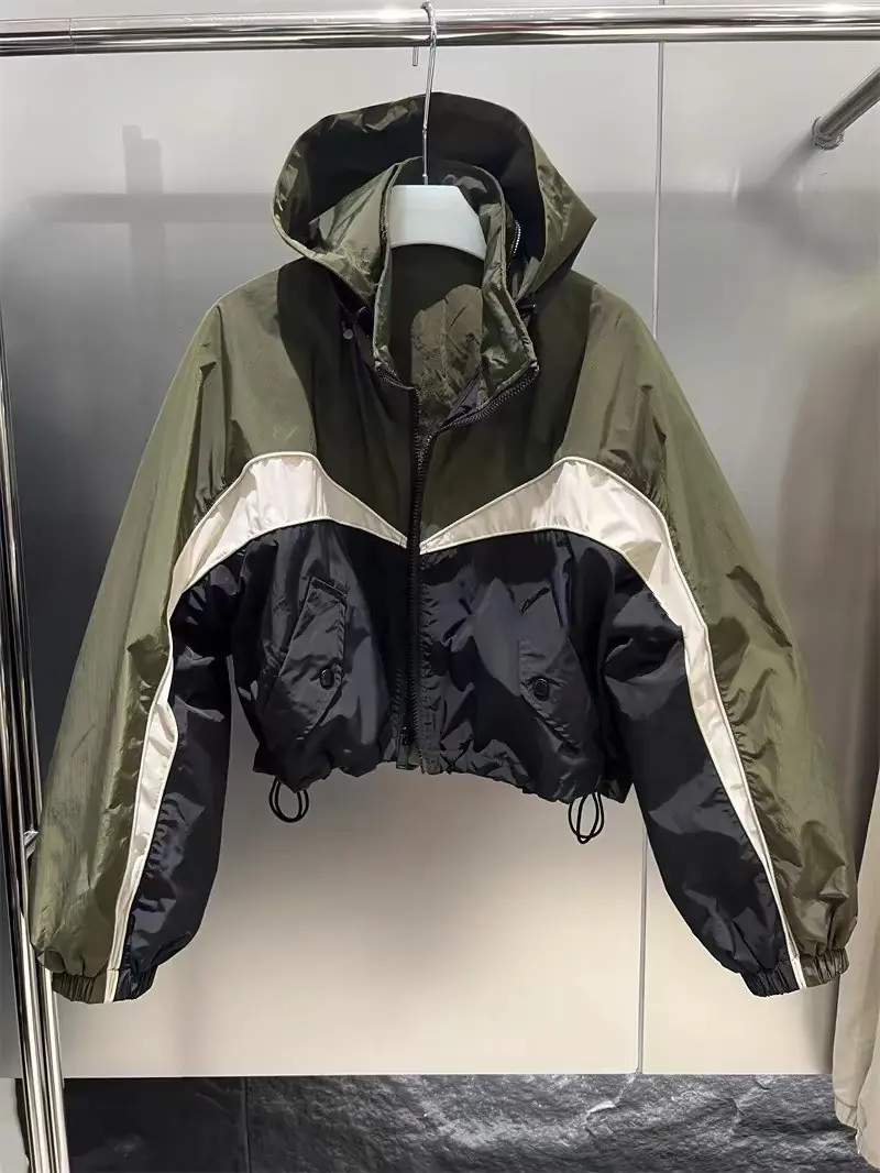 Áo Khoác Dù Nữ  From Rộng Phối Màu Phong Cách Thời Trang - NGỌC NGUYỄN CLOTHER Top Jacket