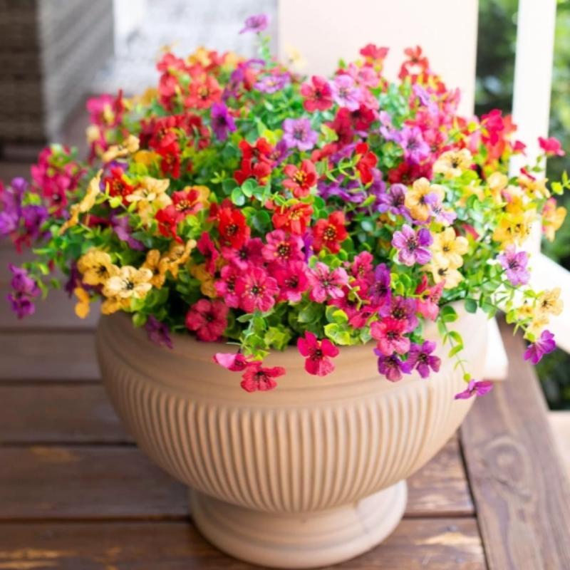 Artificial Flower Ball, 12pcs/set Faux Flower Ball, Decorative Flowers for Home Party Wedding Anniversary Festival 4