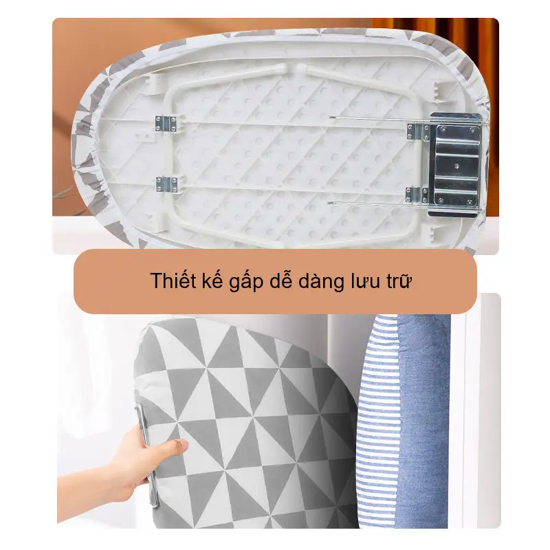 Bàn để ủi quần áo có thể gấp gọn chống bỏng cho gia đình 3760cm【Nhiều phong cách có thể được lựa chọn】 4