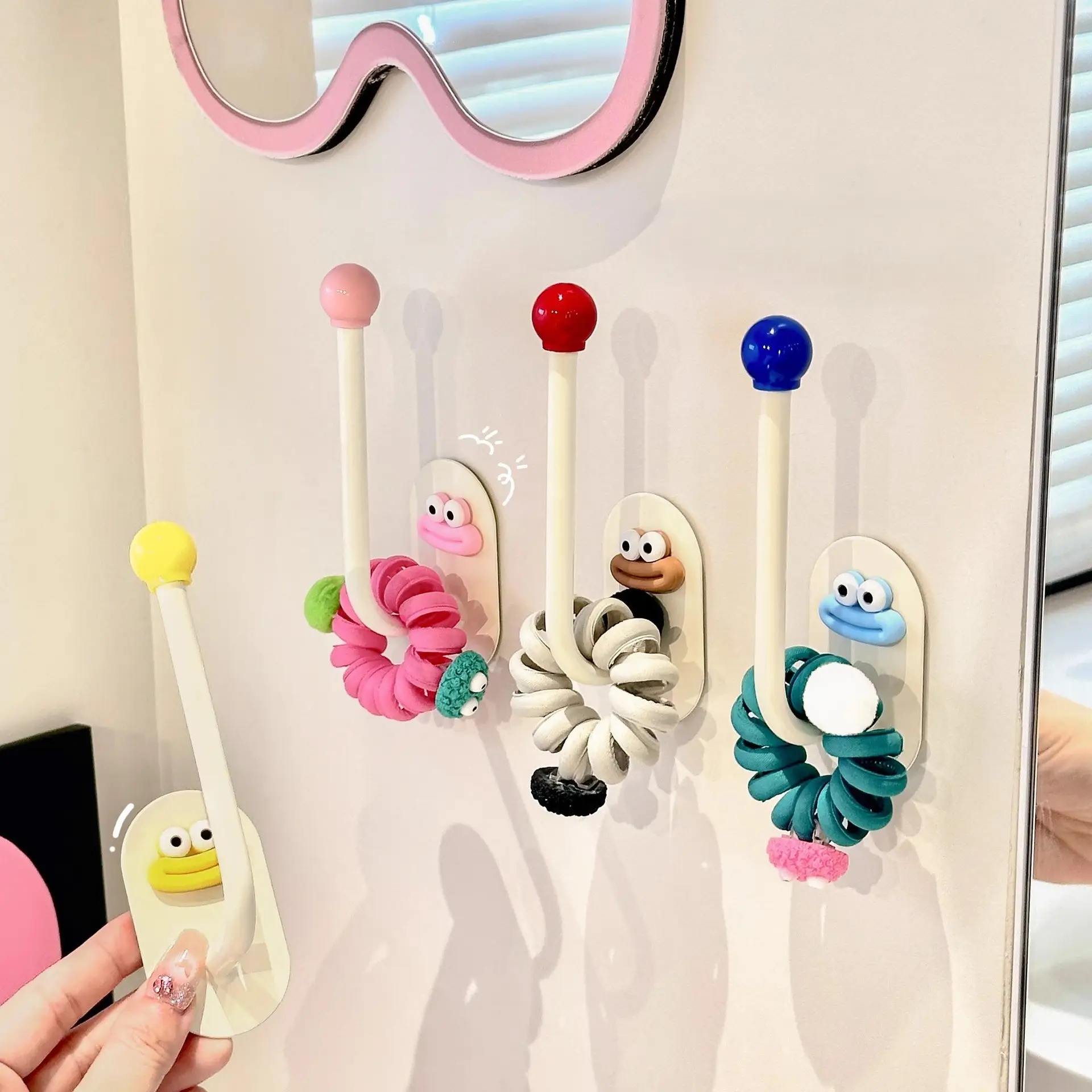 COMBO 3 Móc Treo Đồ Dán Tường Nhà Tắm, Nhà Bếp Đa Năng- Móc Dán Tường Miệng Rộng Decor Siêu Xinh