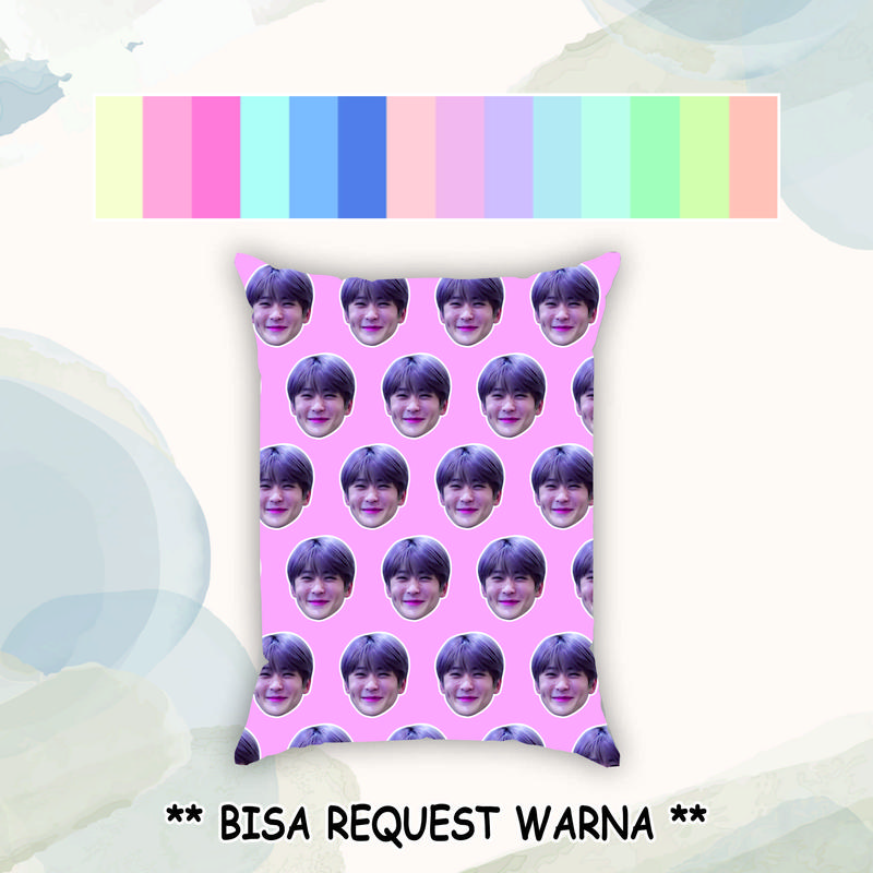 Bantal Custom 40x60 Face Pattern + Full Foto 1