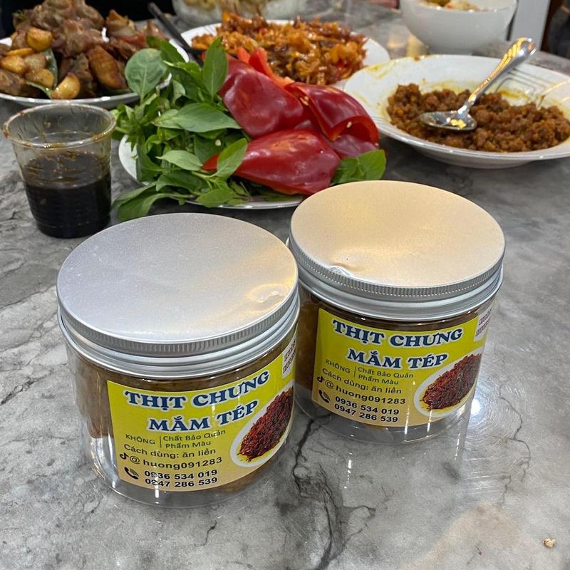 Combo 2 Hộp mắm tép 300gram/1 Tổng 600gram ( Có nõn tôm )