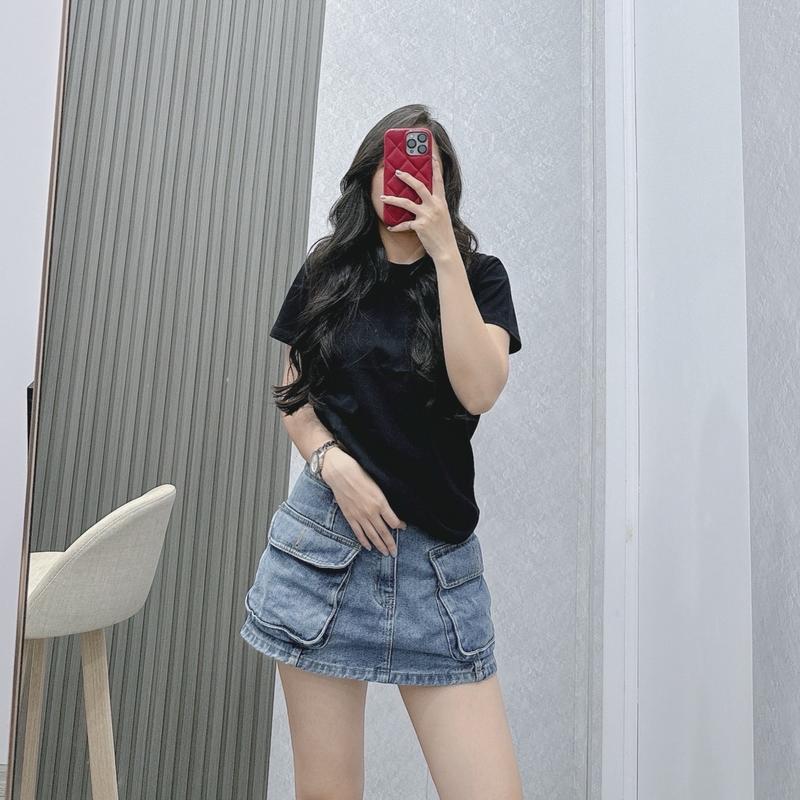 Áo Thun Nữ Baby Tee BASIC chất thun cotton 8