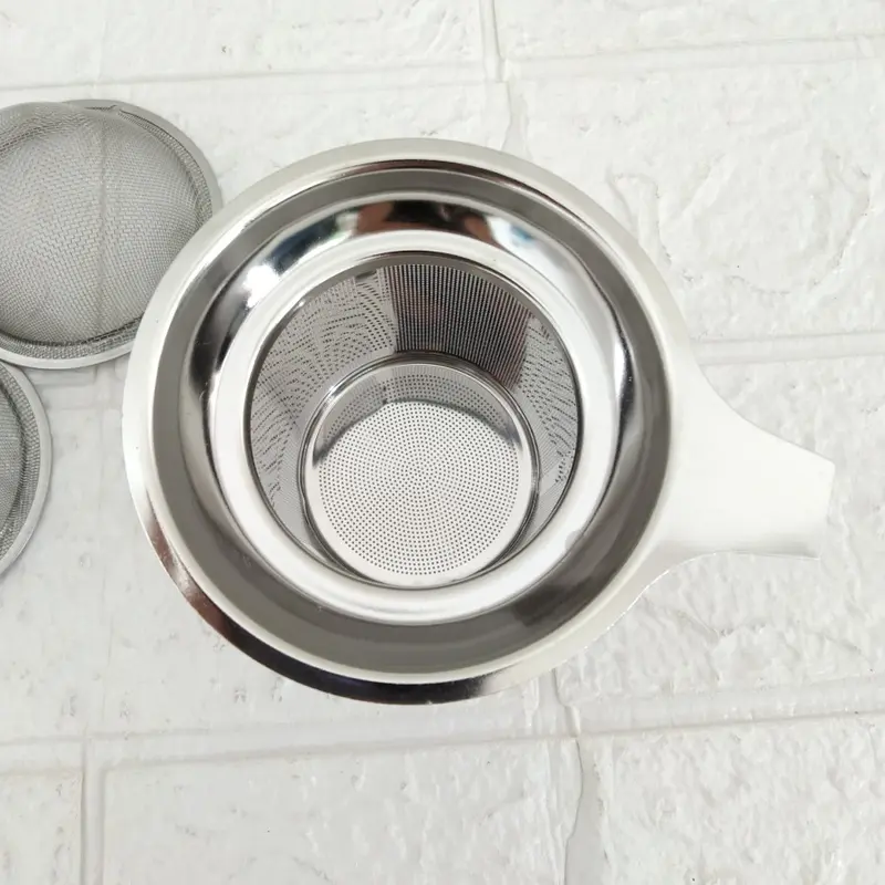 Filter Saringan Teh Reusable Tea Strainer Stainless Steel Saringan 3