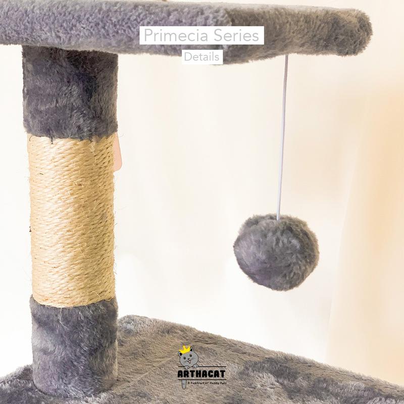 Cat Condo, Rumah Kucing tinggi tiyang 75 / 85cm brkualitas bagus rumah kucing interaktif cat coNdo garukan kucing 2