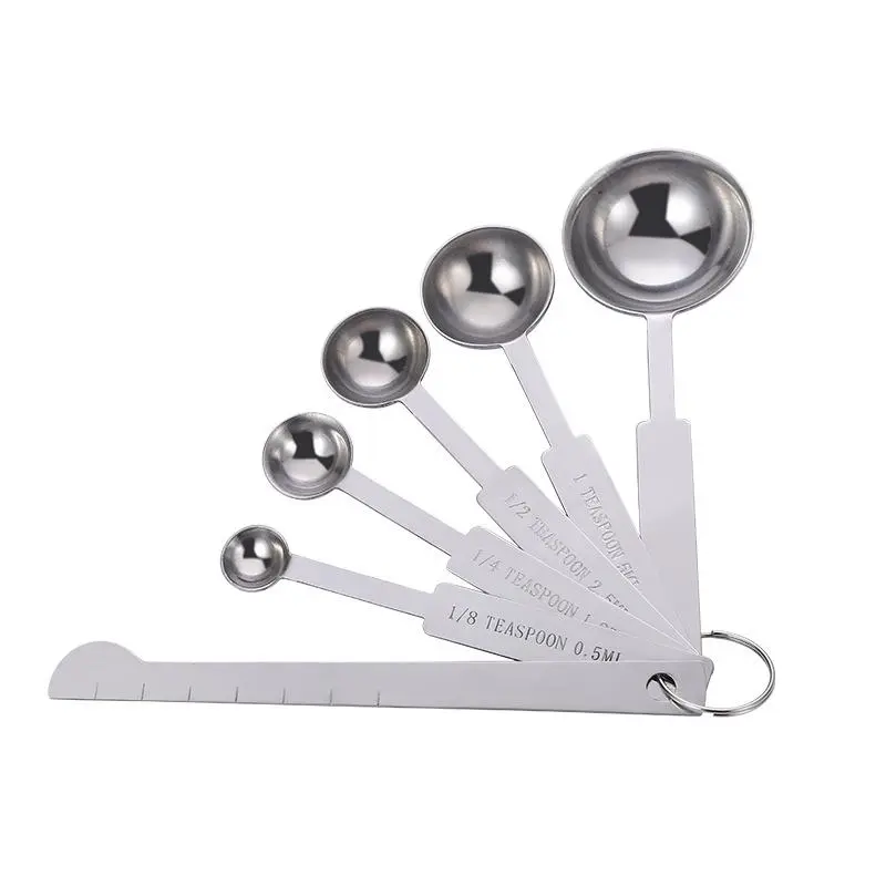 12pcs Measuring Spoon & Cup Set, Stainless Steel Seasoning Spoon, Baking Measuring Utensils For Kitchen 3