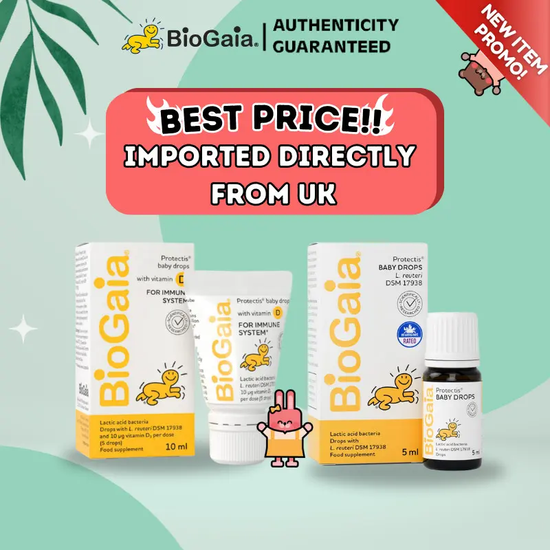 [UK] BioGaia Protectis Baby Probiotics Drops, 5ml/10ml (Vitamin D3)