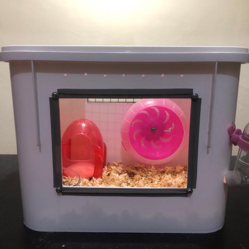 Kandang Hamster atau Reptil Rakitan UK 27x19x20cm 3