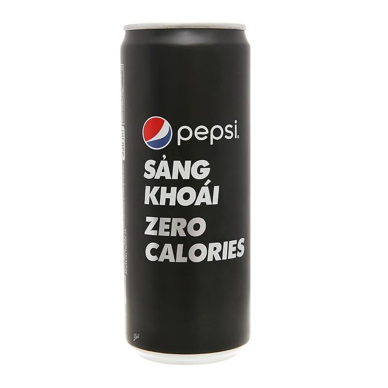 AEONESHOP Lốc 6 Lon Pepsi Zero Calo Sleek 320ml (Giao quà tặng màu ngẫu nhiên) 3