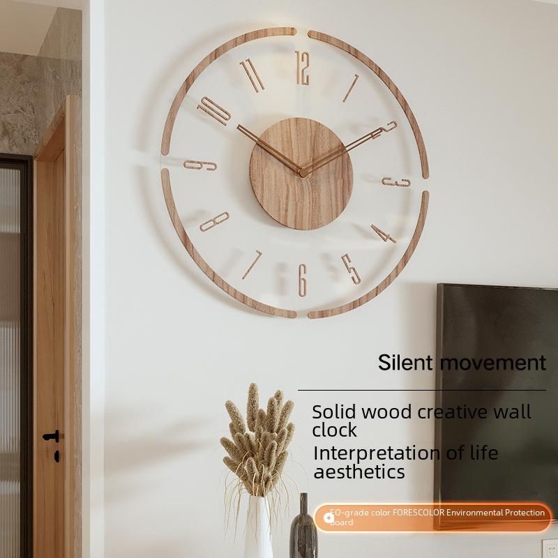 Transparent Acrylic 30cm Wall Clock