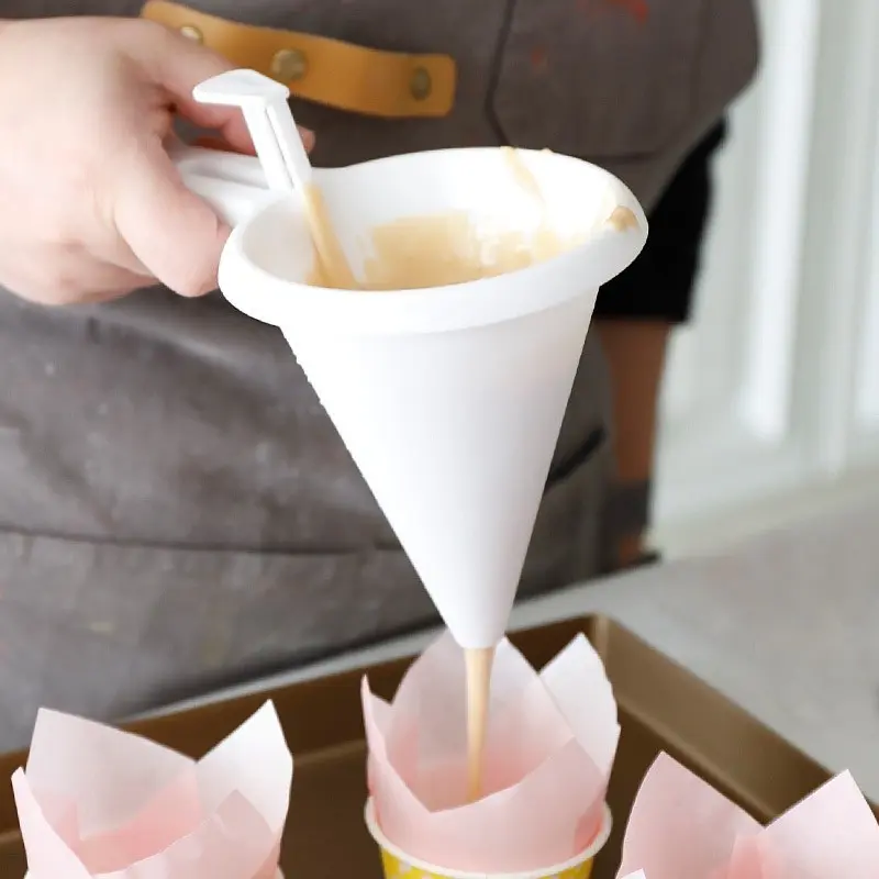DIY Funnel Baking Tool Adjustable Chocolate Candy Icing Funnel Cream ...