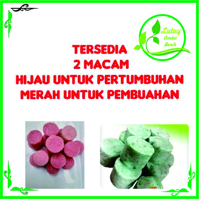 Pupuk npk tablet golden star isi 50 biji 1