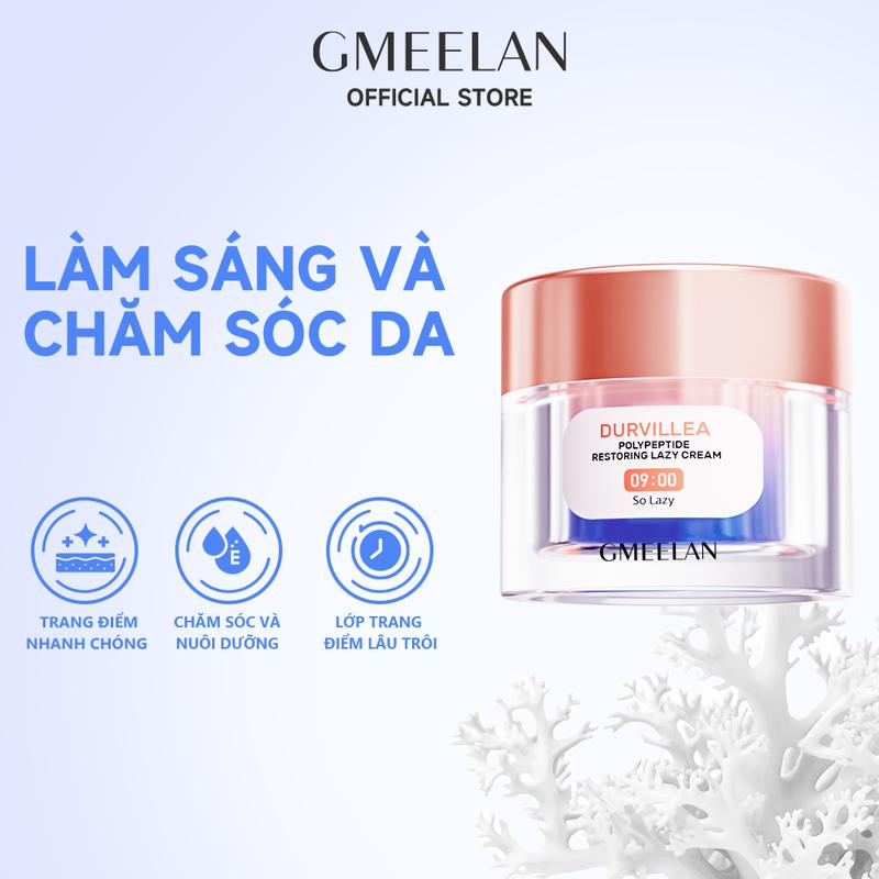  GMEELAN Kem Lười Sữa Tuyết Polar Snow Algae Peptide 30g Skincare - Tảo Tuyết Cực & Polypeptide Tetrapeptide - Chăm Sóc Mọi Loại Da 
