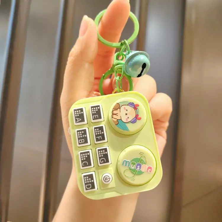 Nhạc Cụ Dj Mini, Máy Ghi Đĩa Động Vật Hoạt Hình, Móc Chìa Khóa, Móc Chìa Khóa Xe Hơi, Túi Xách, Mặt Dây Chuyền, Máy Cần Cẩu, Đồ Chơi Quà Tặng Nhỏ 6