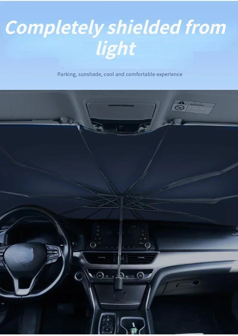 Product Introduction of For Car Windshield Sunshade Umbrella Mazda Axela CX-30 CX-30 EV CX-50 CX-5 CX-90 CX-3 CX-5 CX-9 CX-4 CX-8 Car Front Shading Car Exterior Sunshades Accessories 9