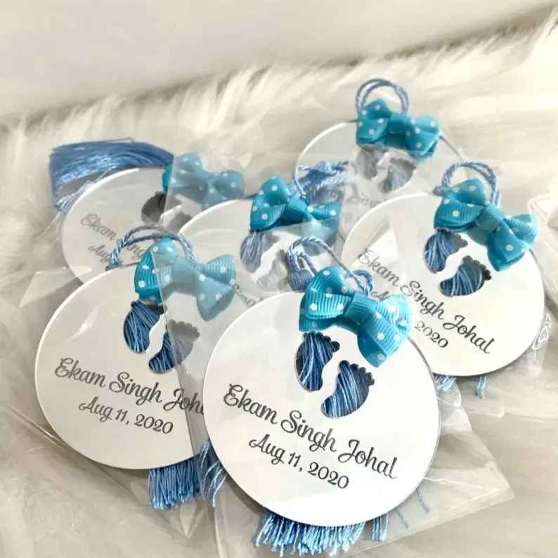 Souvenirs Favors Footprint Acrylic Mirror
