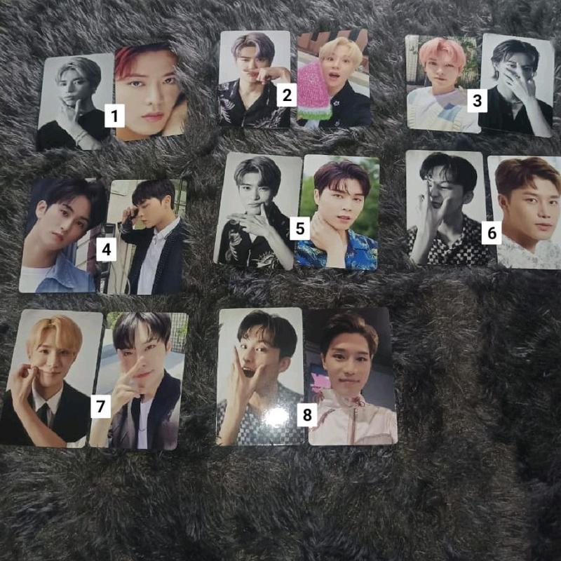 photocard official dicon 101 nct 127/PC dicon 101 nct 127/pc mark jaehyun yuta taeil taeyong doyoung jungwoo johnny haechan/mark bnw dilan 0