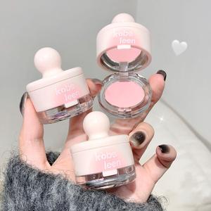 Kobeleen บลัชออนผงกระป๋อง พร้อมพัฟในตัว ขยายและหดได้ ไฮไลท์ คอนทัวร์ บลัชออนอารมณ์ด้าน เหมาะสำหรับนักเรียน ปาร์ตี้ และบลัชออนแก้ม แปรงเรืองแสง ครีมเรียบเนียน บลัชออนเจลลี่ คิดโอ้ มาย บลัชออนสีม่วง บลัชออนสีม่วง บลัชออนแคทไลน์ บลัชออนสีทึบ บลัชโทนneutral