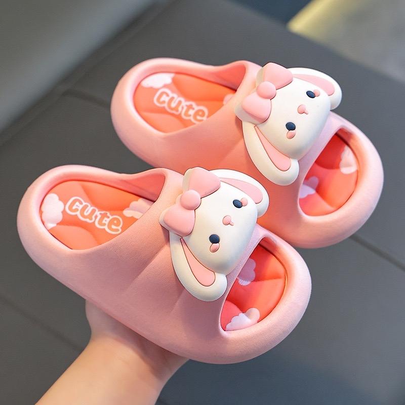 WALVA-S001 Sandal Premium Anak Perempuan Karakter Kelinci Bunny Sendal Import Nyaman Slip On Tali Belakang Keren Kekinian