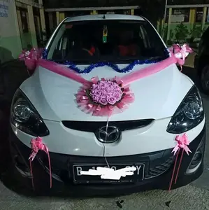 bunga mobil pengantin by frenda florist