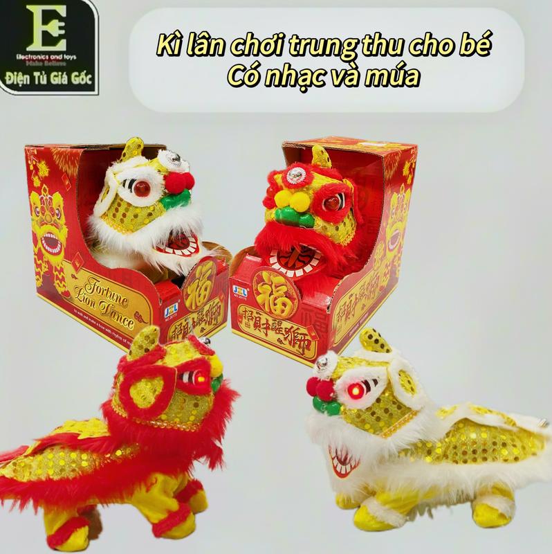 Lồng đèn Sư tử Trung thu múa , chạy ,có đèn nhạc siêu Hot cho bé 20175