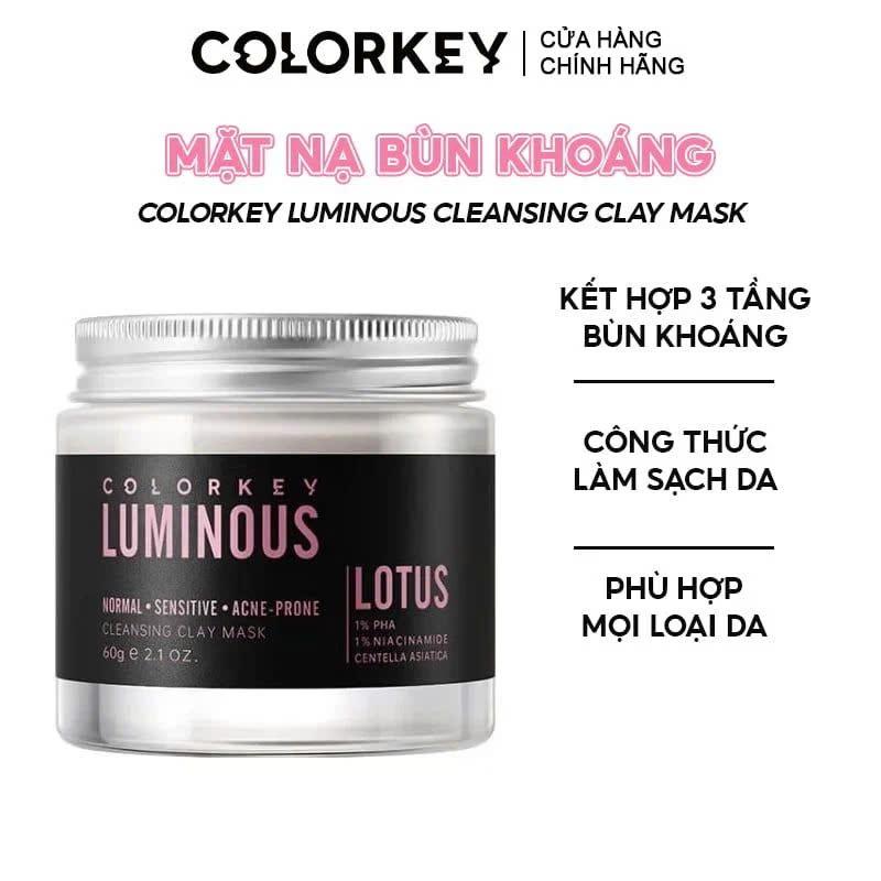 Mặt Nạ Bùn Khoáng Colorkey Luminous - 10g Skincare