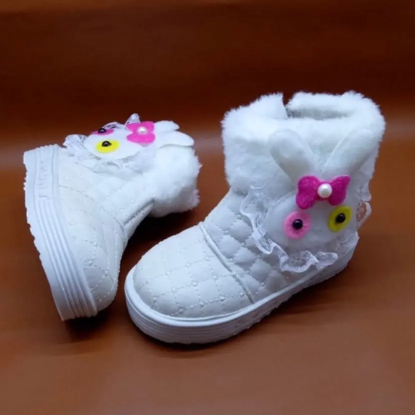 sepatu boots anak perempuan/sepatu anak perempuan/sepatu anak bulu