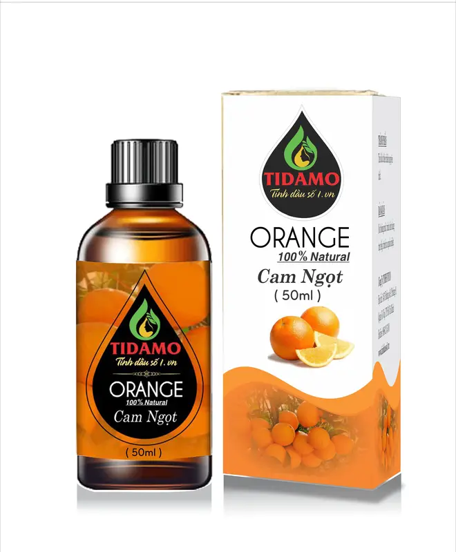 Tinh Dầu Cam Nguyên Chất Chai Lớn 50ML | Chính Hãng, Có Kiểm Nghiệm | Tinh Dầu Xông Phòng Cao Cấp An Toàn Cho Trẻ, Khử Mùi, Kháng Khuẩn, Giải Cảm và Sảng Khoái 2