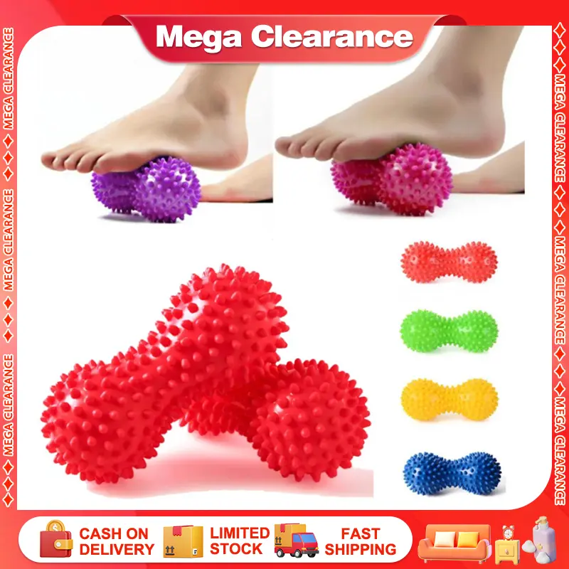 1Pcs Peanut Prick Ball Massage Acupoint Grip Ball Yoga Ball Fitness Ball Fitness Massage Ball Relieve  Body Stress
