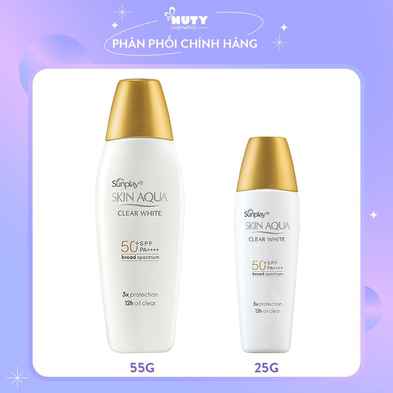 Sữa Chống Nắng Sunplay Skin Aqua Clear White Limited Editon SPF 50+, PA++++ (25g/55g) Skincare Sun Cream