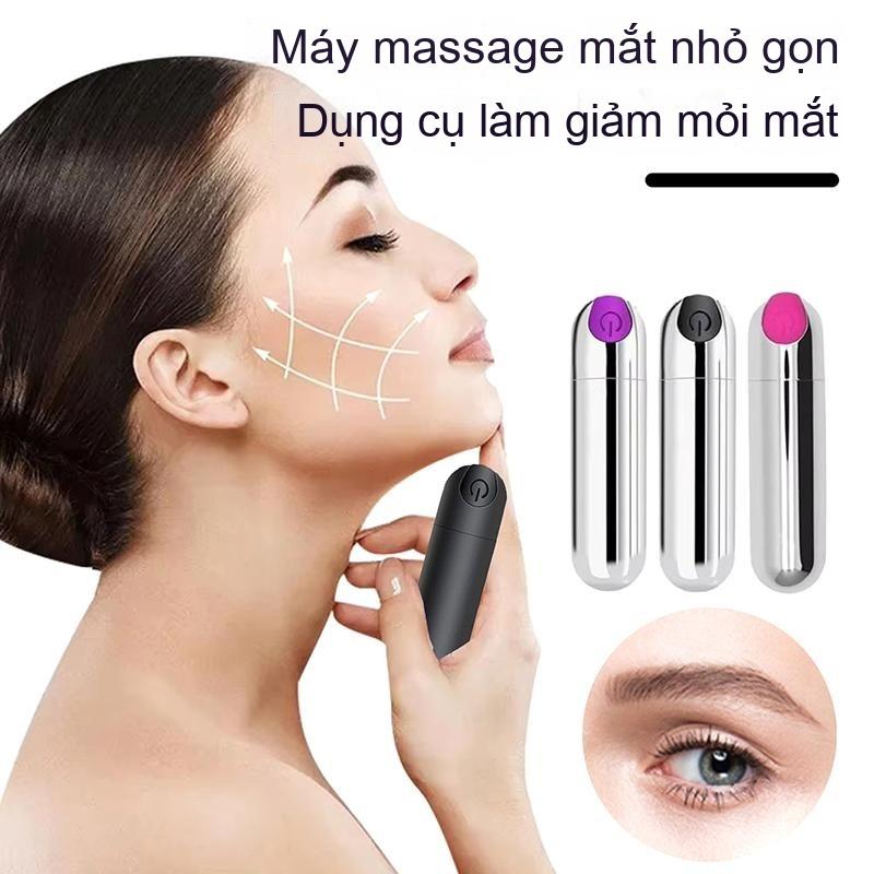 Máy Massage Mắt Rung, Cầm Tay, Có Thể Sạc Lại USB, Dụng Cụ Mắt, Thiết Bị Làm Đẹp Mắt, Máy Massage, 10 Chế Độ