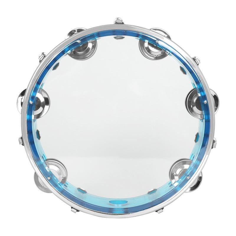 Product Introduction of 8 Inch Self-tuning Tambourine, 1 Count Professional Musical Instrument for Adults, Musical Instrument for Home School Office 16