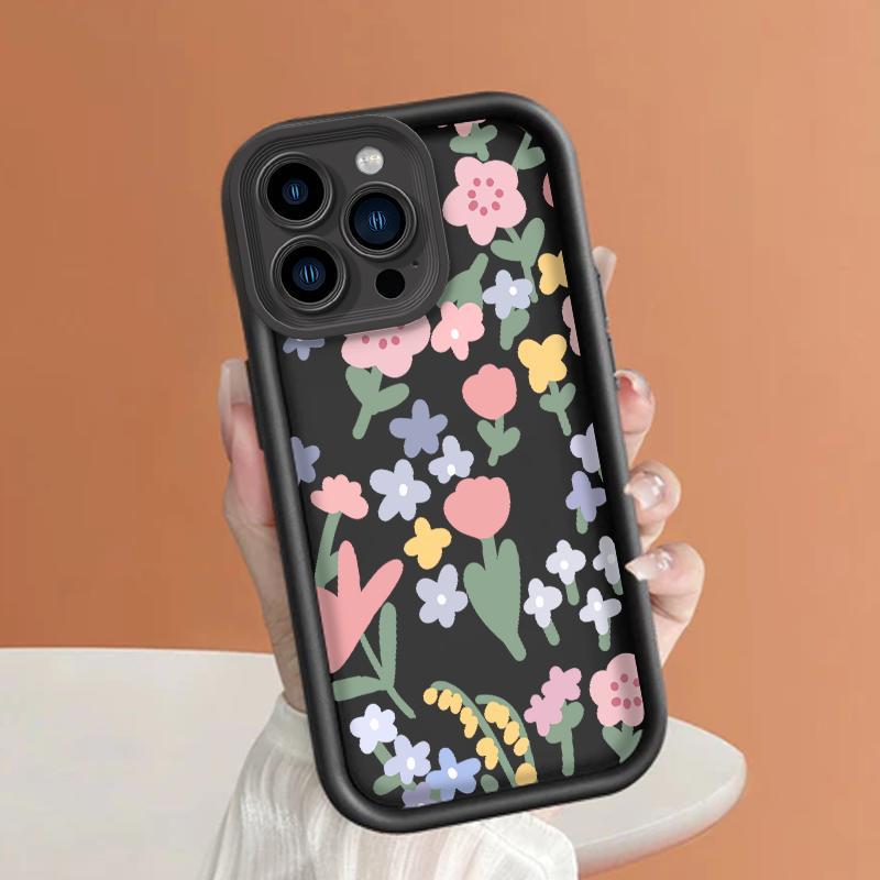 Pro Camera Softcase For OPPO A5 2018 AX5 A57 4G A54 A53 2020 A5 2020 A52 A53s A54s A55 4G A57s A57e A58 4G A58 5G A5s AX5s Case Indah Floral Silicone Shoftcase 4