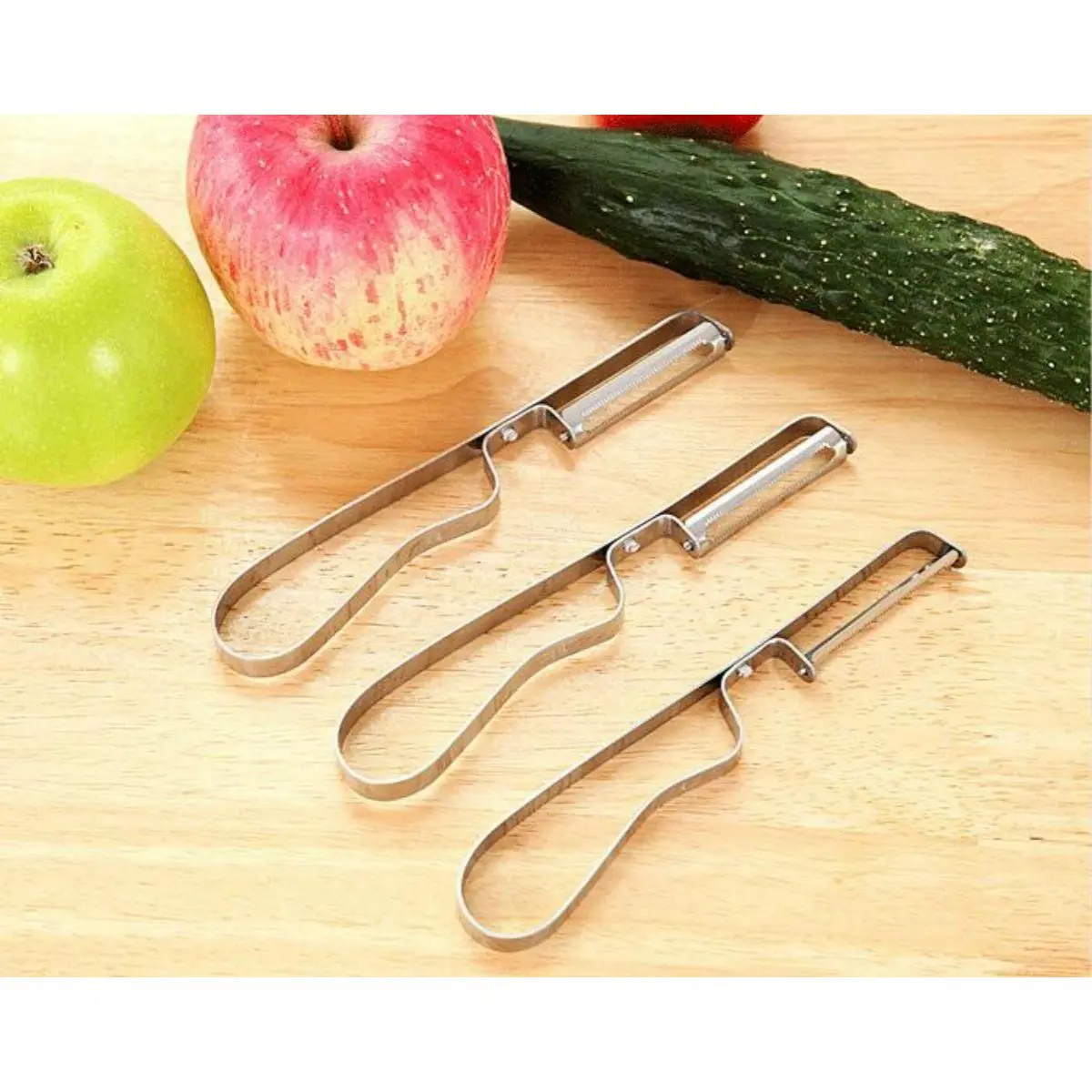 1PC Vegetables Fruit Peeler Home Kitchen Fruit Slices Potatoes Apple Peeling knife Multifunctional Peeler Kitchen Tools LF 254