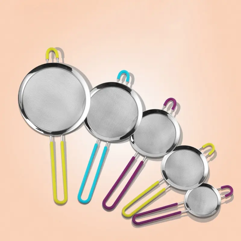 Rây Bột Inox Có Tay Cầm dụng cụ cao cấp 1