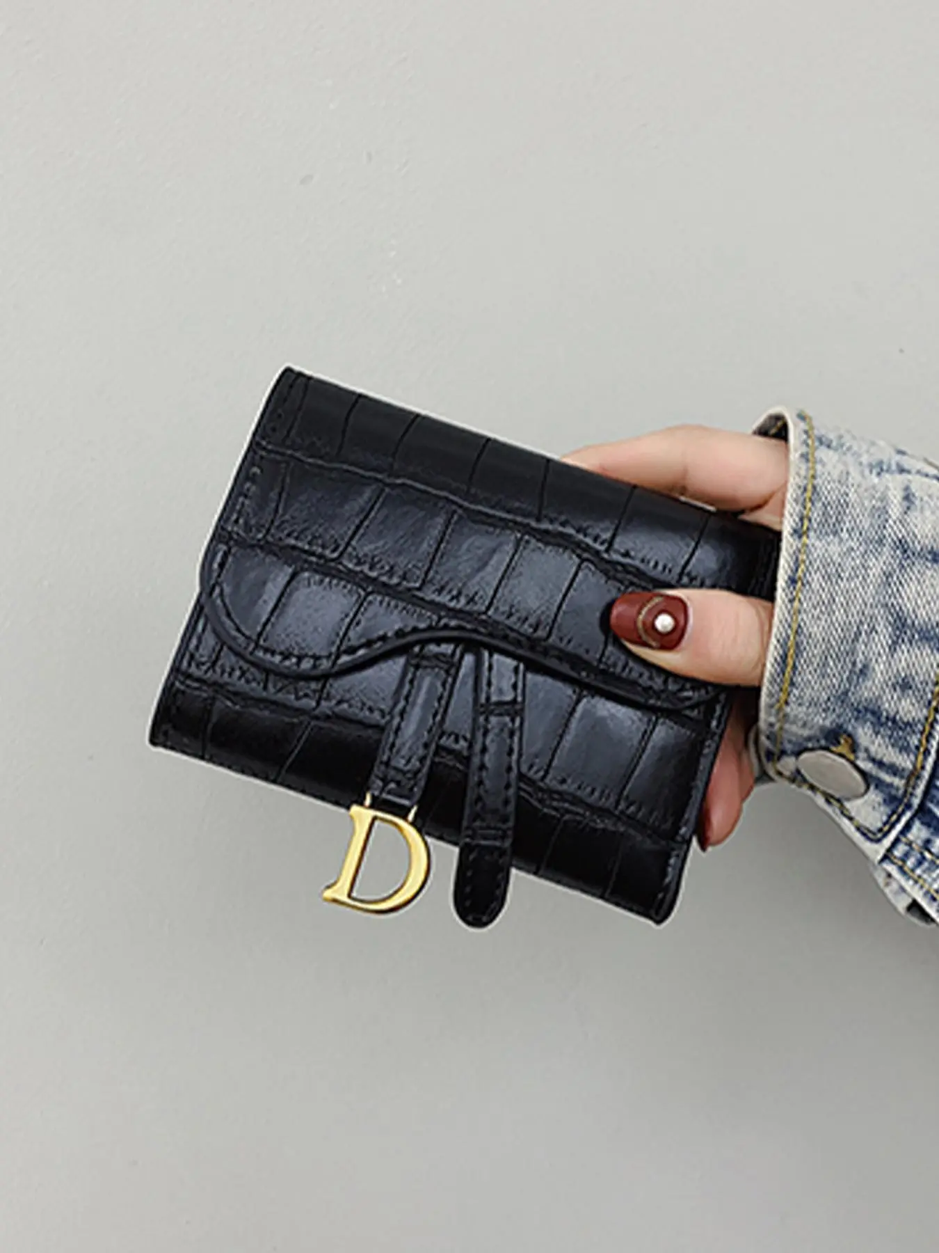 Women's Fashionable Card Holder, Casual Versatile PU Leather Short Wallet, Trendy All-match Wallet for Daily Use