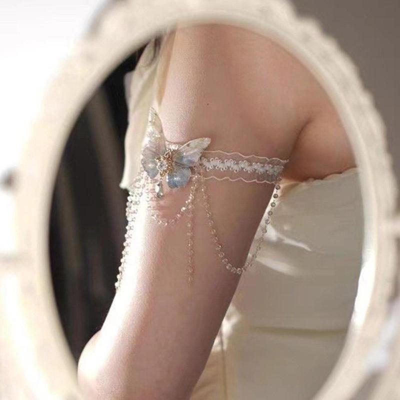 Product Introduction of Luxurious Metal Leg Chain With Butterfly Tassel Thigh Accessory Stylish Equipment For Girls 20