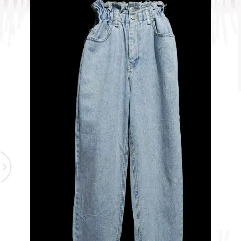 Celana kriwil /celana jeans HW boyfriend berkerut pinggang best seller Denim Stretch