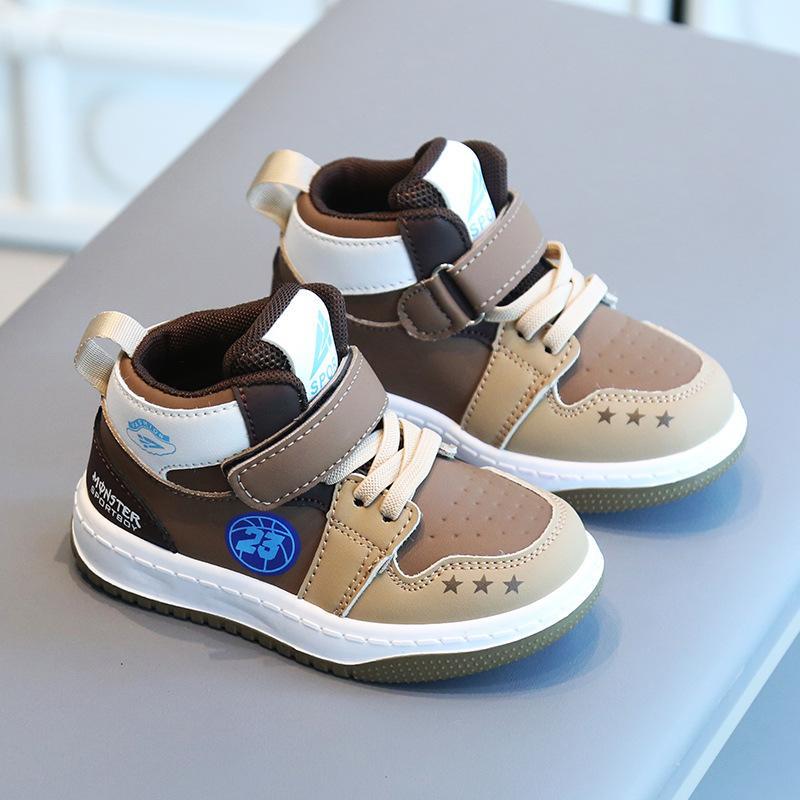   1-6.tuổi kk79 Giày thể thao F23 quai dán Xuân 2025 Size 21-32  cho bé trai gái Sneaker Kids Sandal Jean Kem Bé gái Bé trai Giày trẻ em thời trang Cao Su Thoải mái giay chobetrai giaythethao treem 